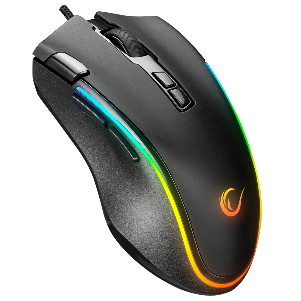 SMX-G72 GREEDY 8 Tuşlu Double Click Real RGB Ledli Makrolu 7200dpi Gaming Oyuncu Mouse - Rampage