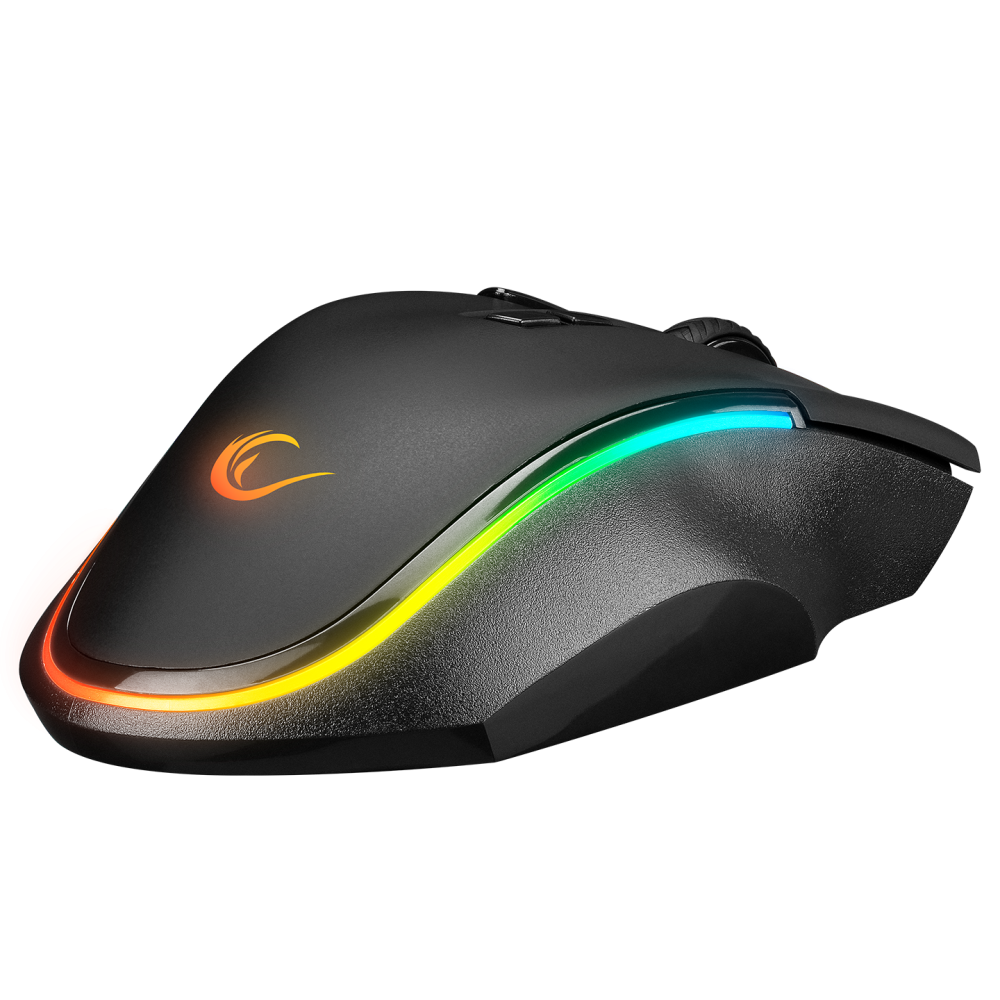 SMX-G72 GREEDY 8 Tuşlu Double Click Real RGB Ledli Makrolu 7200dpi Gaming Oyuncu Mouse - Rampage