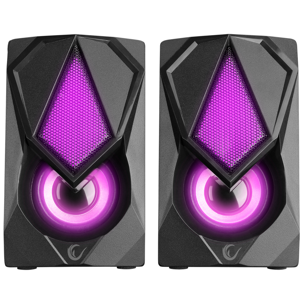 RMS-G19 2.0 5 Watt LED Işıklı Siyah Multimedia Speaker - Rampage