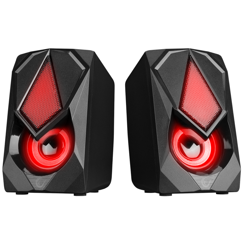 RMS-G19 2.0 5 Watt LED Işıklı Siyah Multimedia Speaker - Rampage