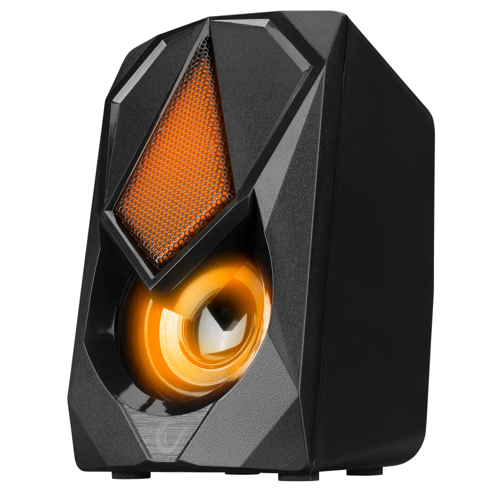 RMS-G19 2.0 5 Watt LED Işıklı Siyah Multimedia Speaker - Rampage
