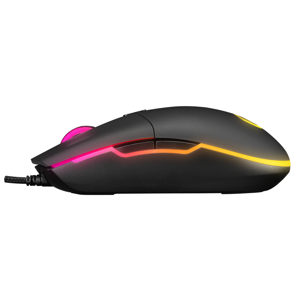 SMX-R63 GLORY Usb Siyah RGB Işıklı 6400dpi Gaming Oyuncu Mouse - Rampage