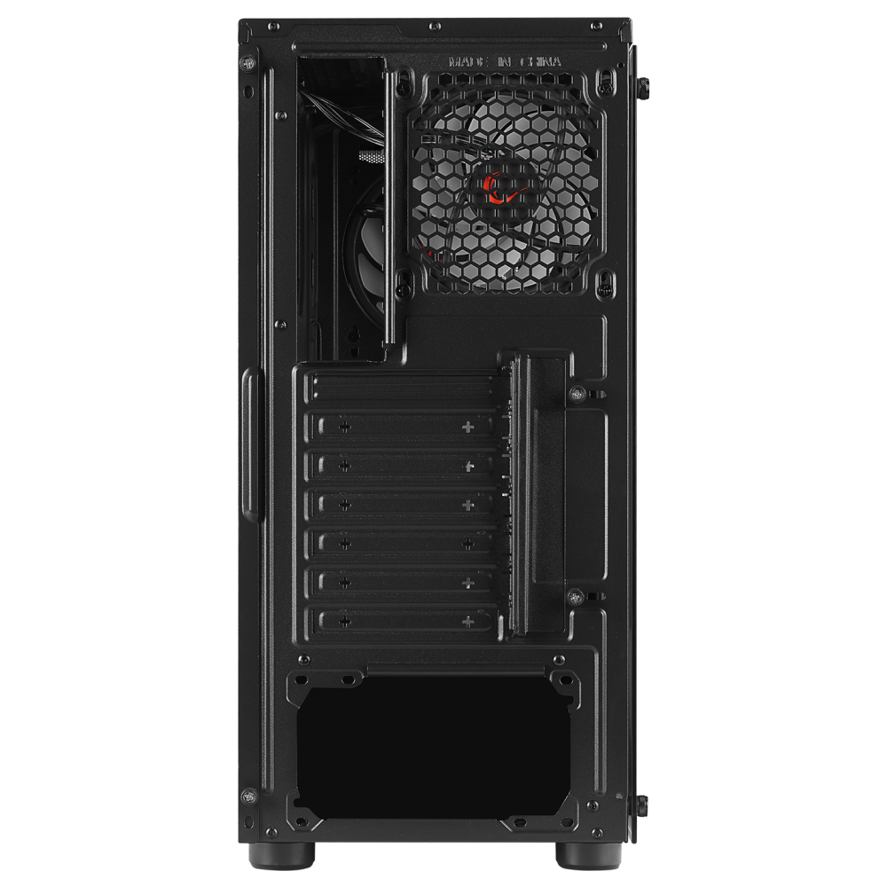 TRIANGLE 4*12cm Auto RGB Fan Tempered Glass ATX Mid-T Gaming Oyuncu Kasası - Rampage