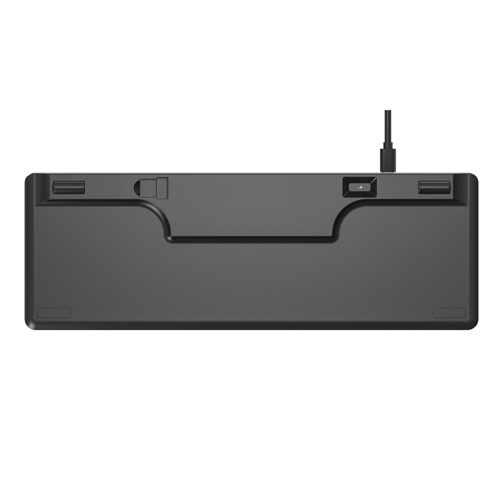 REBEL Siyah Low Profile BLUE SWITCH Mekanik Gaming Oyuncu Klavye US Layout Rainbow - Rampage