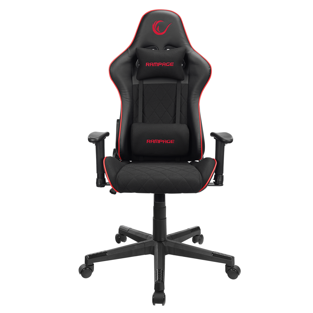 KL-R16 DRAPE Üst Seviye Terletmez Kumaş Siyah Gaming Oyuncu Koltuğu - Rampage