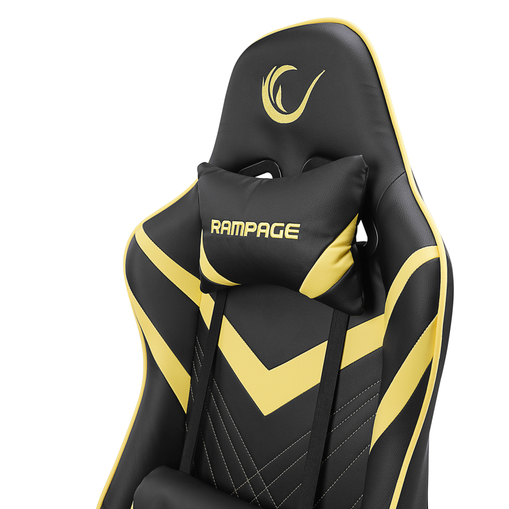 KL-R52 VIVEYN Sarı / Siyah Oyuncu Koltuğu - Rampage