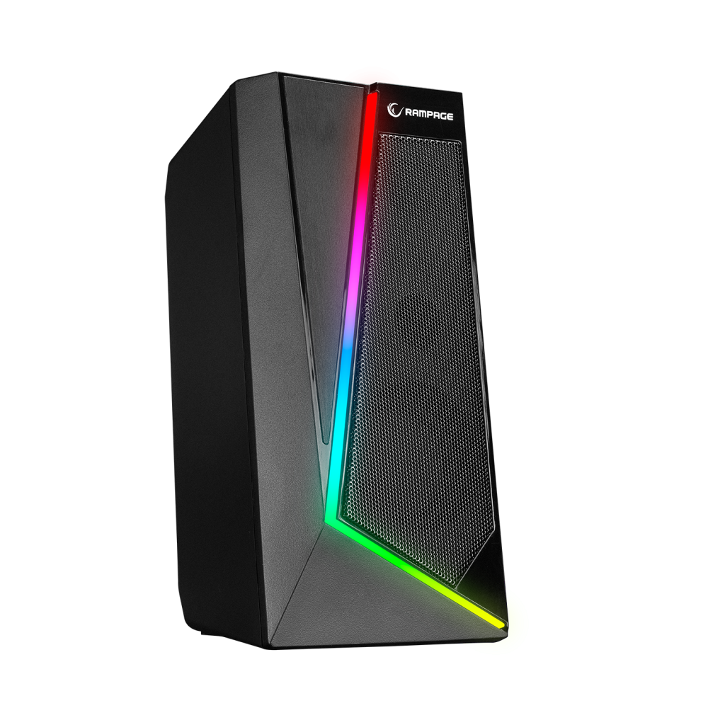 RMS-X8 MAJESTY Bluetooth FMLi RGB Işıklı Multimedia Gaming Oyuncu 2.0 Speaker - Rampage