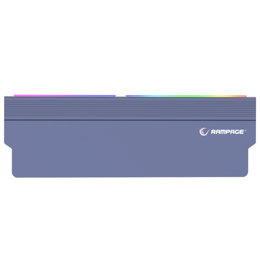 TRIM X20 Siyah UDIMM Uyumlu ARGB Aluminyum PC RAM Soğutucu - Rampage