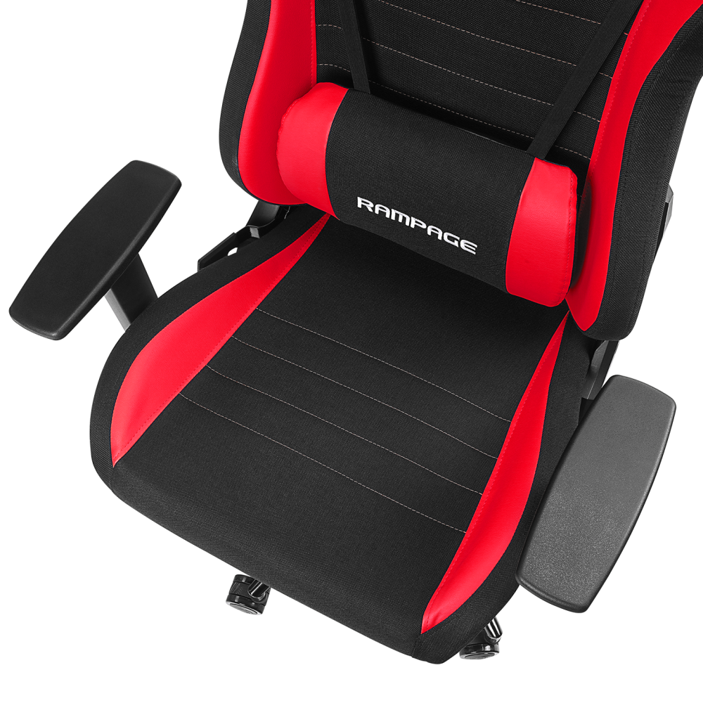 KL-R59 NOVA Siyah/Kırmızı Oyuncu Koltuğu - Rampage