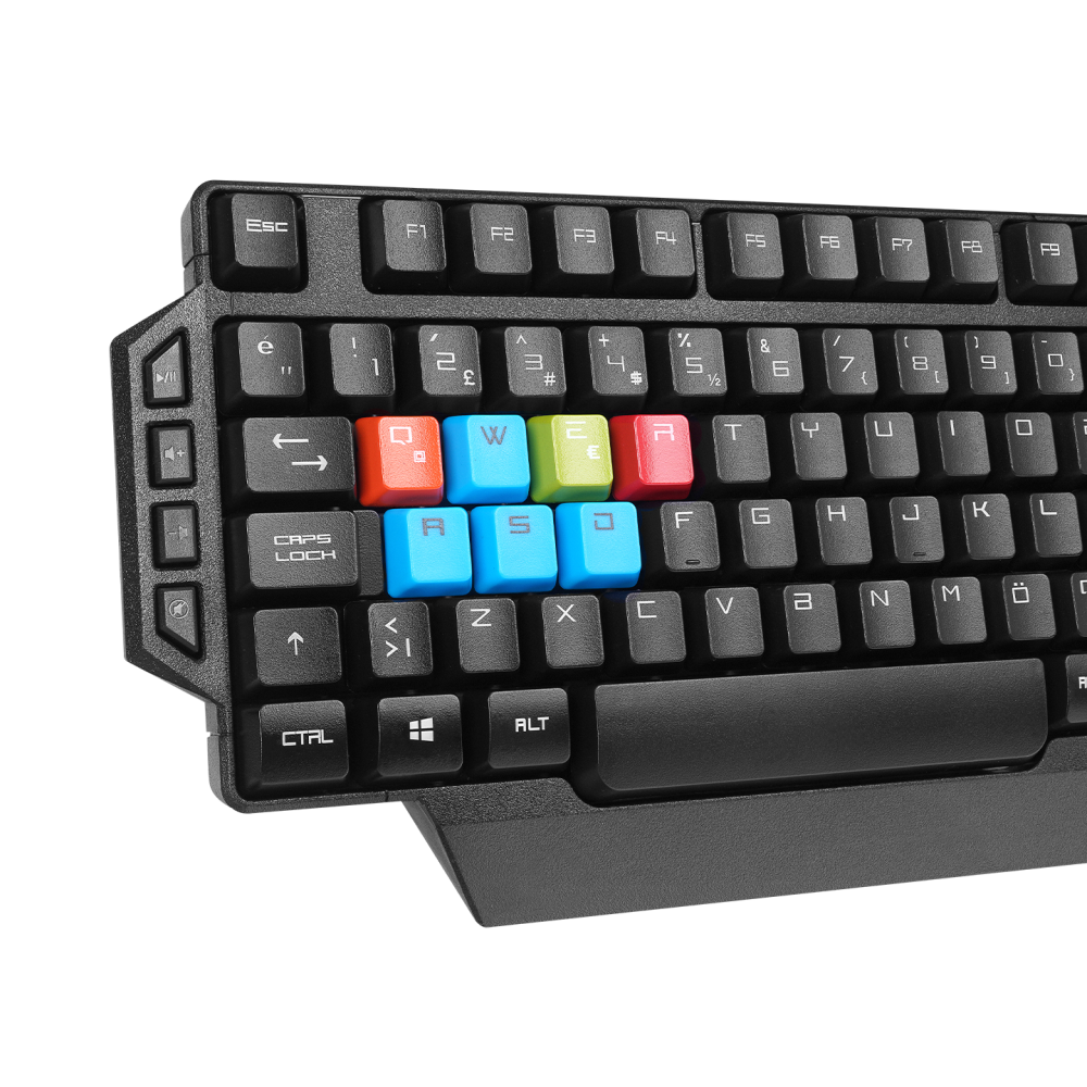 KB-R06 Siyah USB Örgü Kablolu Q Gaming Klavye - Rampage