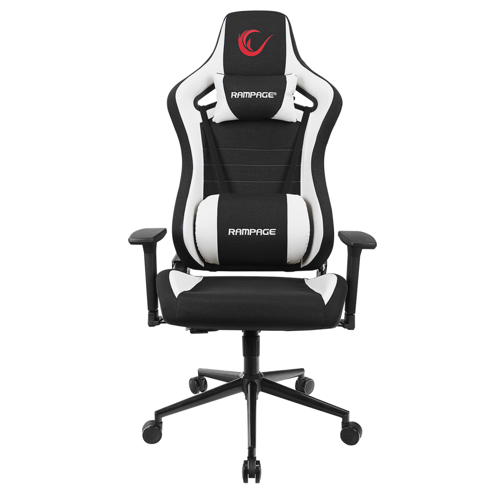 KL-R59 NOVA Siyah/Beyaz Oyuncu Koltuğu - Rampage