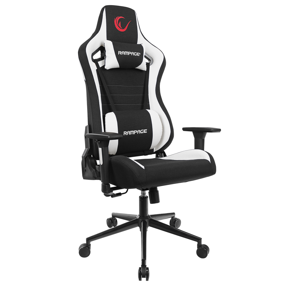 KL-R59 NOVA Siyah/Beyaz Oyuncu Koltuğu - Rampage