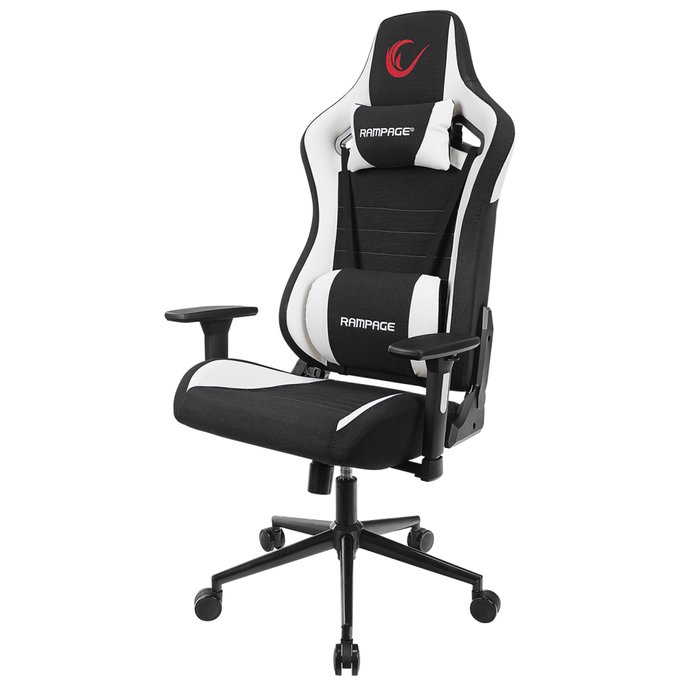 KL-R59 NOVA Siyah/Beyaz Oyuncu Koltuğu - Rampage