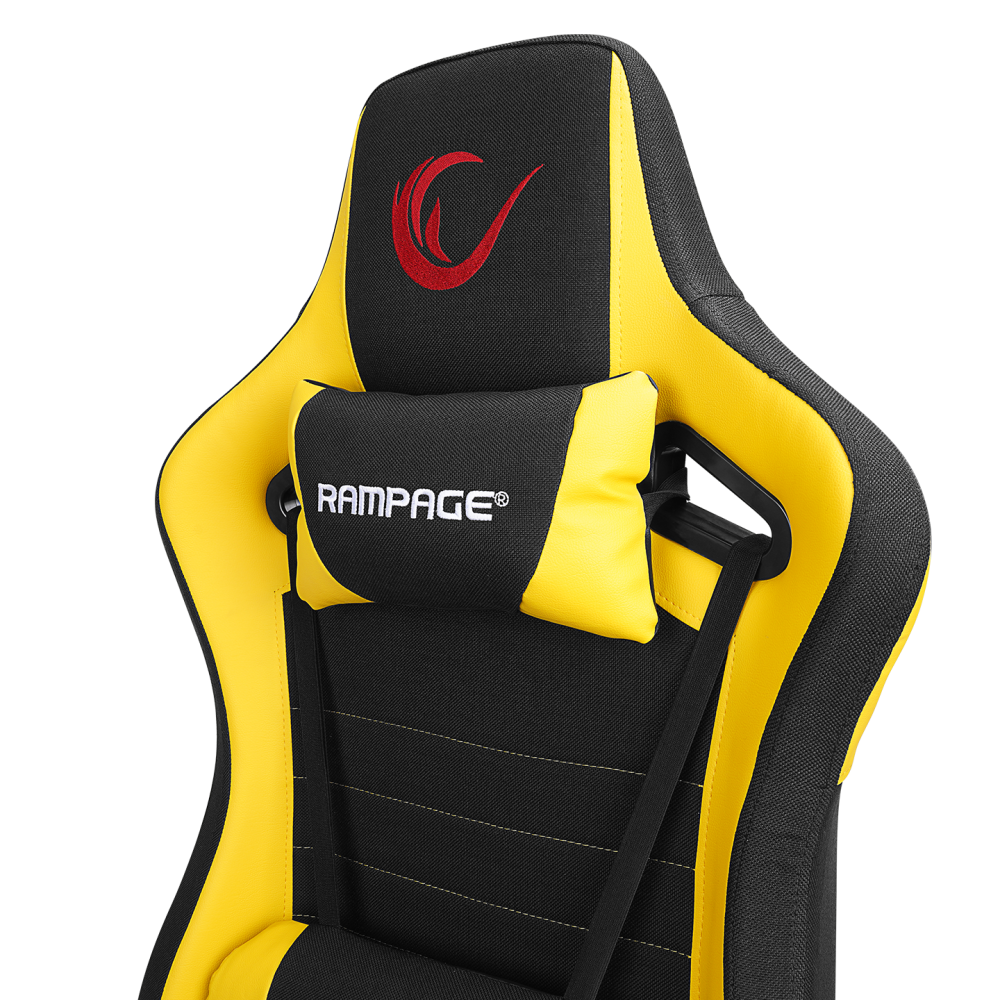KL-R59 NOVA Siyah/Sarı Oyuncu Koltuğu - Rampage