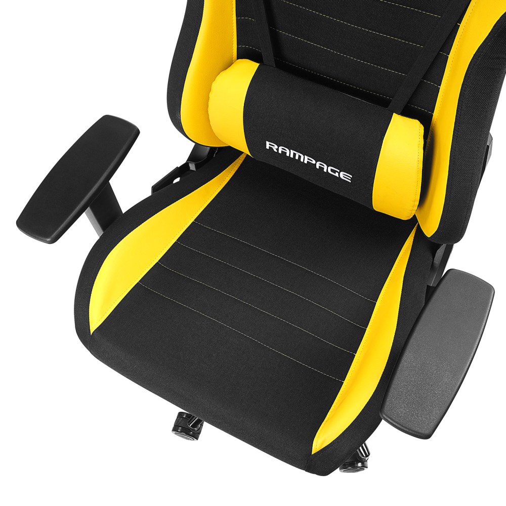KL-R59 NOVA Siyah/Sarı Oyuncu Koltuğu - Rampage