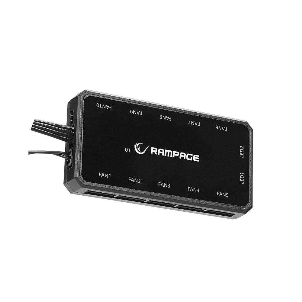 COOLWIND F3 3*12cm ARGB Fan + Kumanda 1200RPM Gaming Oyuncu Kasa Fan Kiti - Rampage