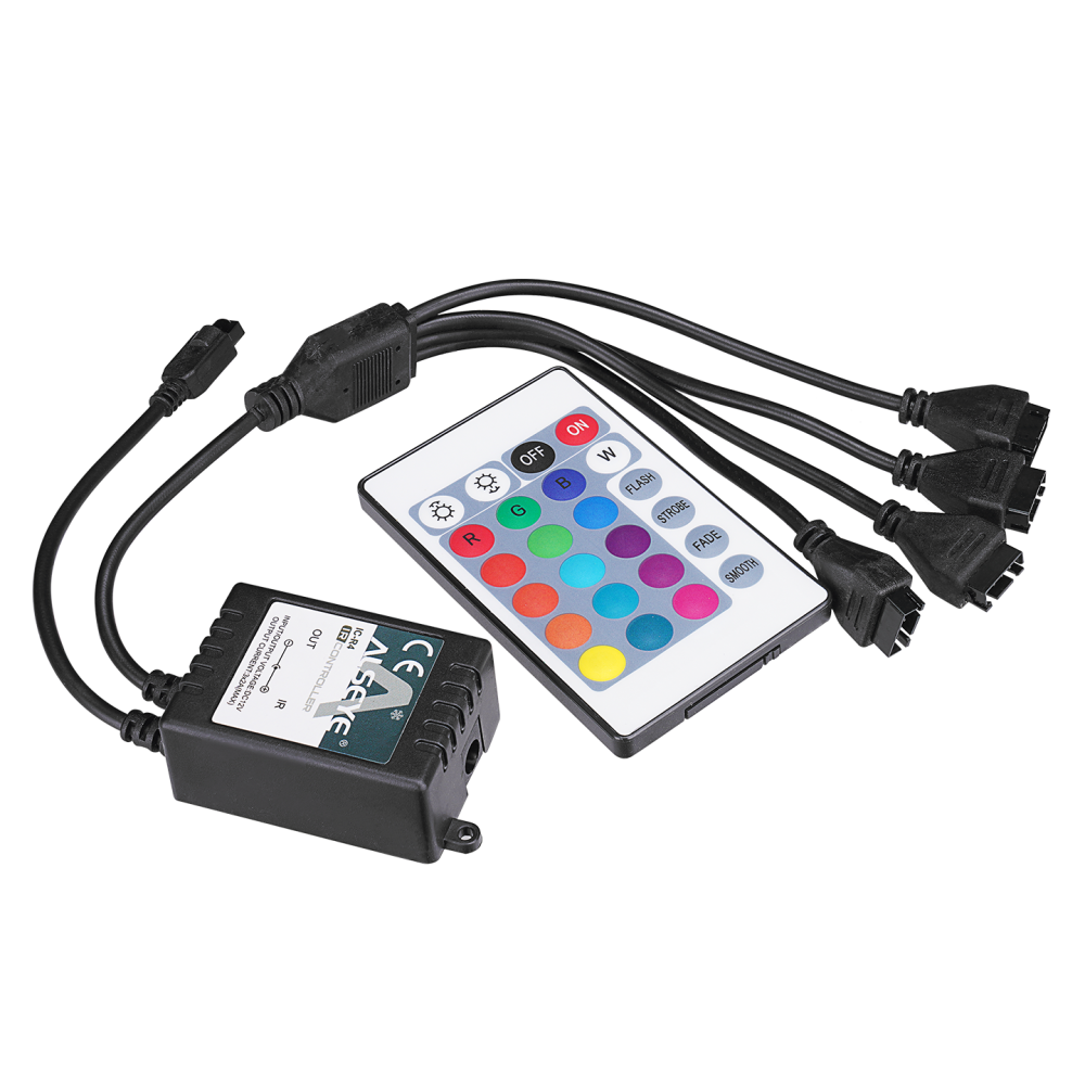 IC-R4 SATA Güç Besleme Kumandalı 4 Kanal RGB Aydınlatma - Rampage