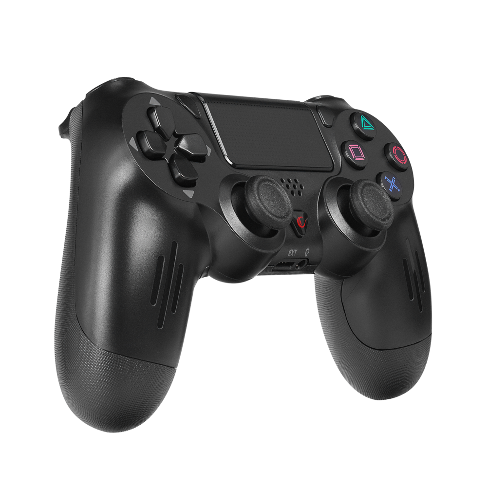 Snopy SG-RPS4 MAX Siyah Bluetooth Çift Titreşimli 800mAh 1.8m PS4 Gamepad Oyun Kolu - Rampage