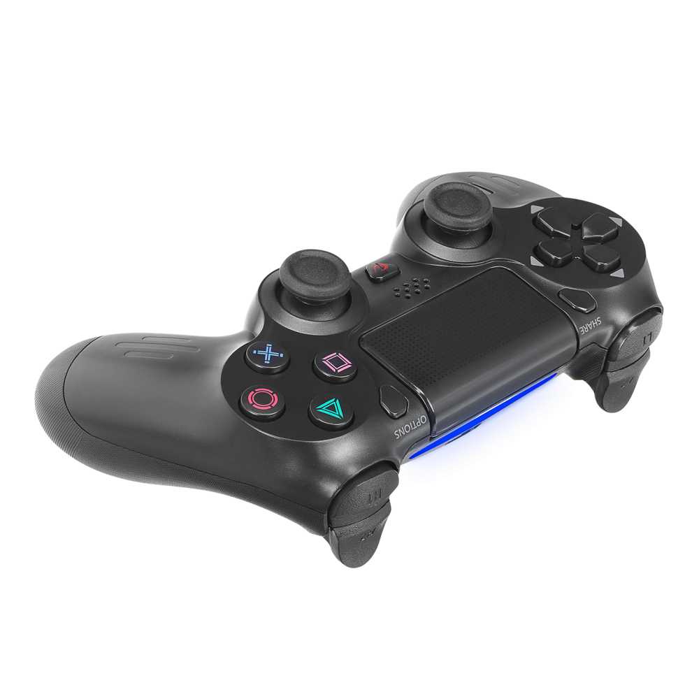 Snopy SG-RPS4 MAX Siyah Bluetooth Çift Titreşimli 800mAh 1.8m PS4 Gamepad Oyun Kolu - Rampage