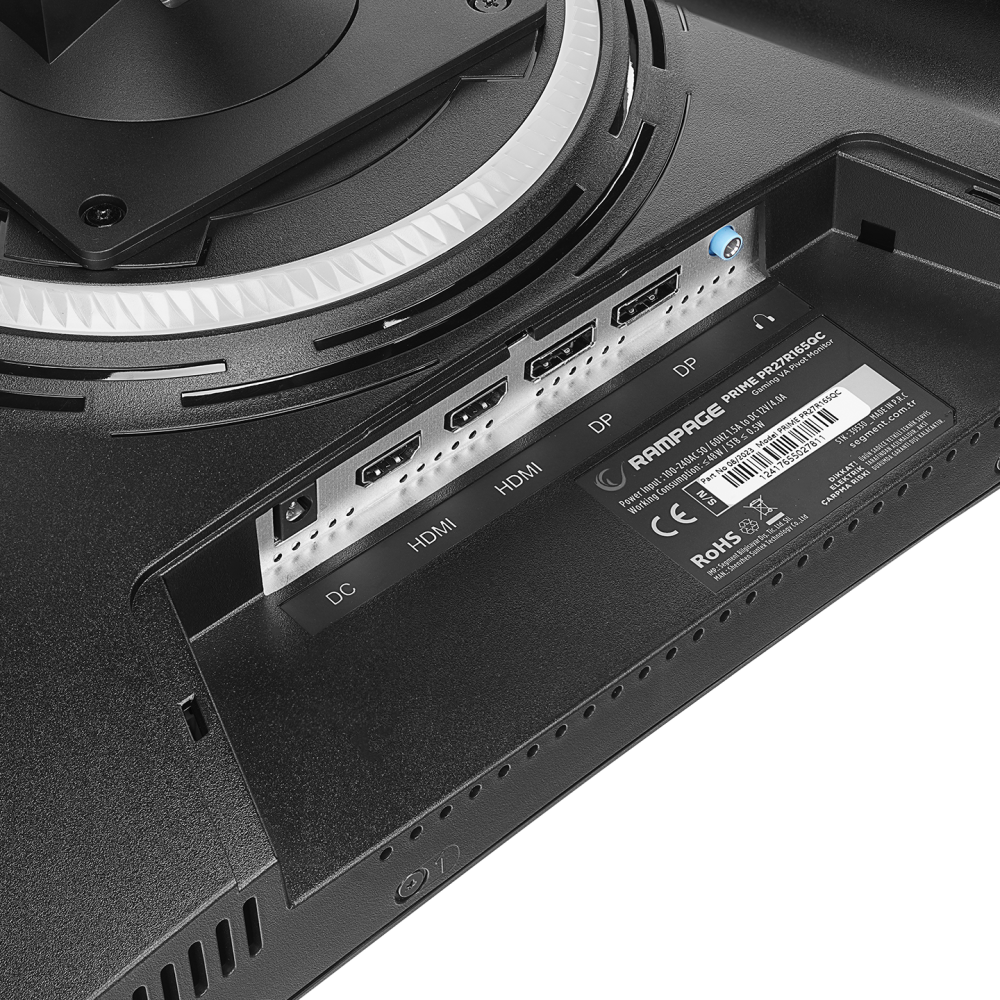 Prime PR27R165QC 27” 165Hz 1ms QHD Oyuncu Monitörü - Rampage