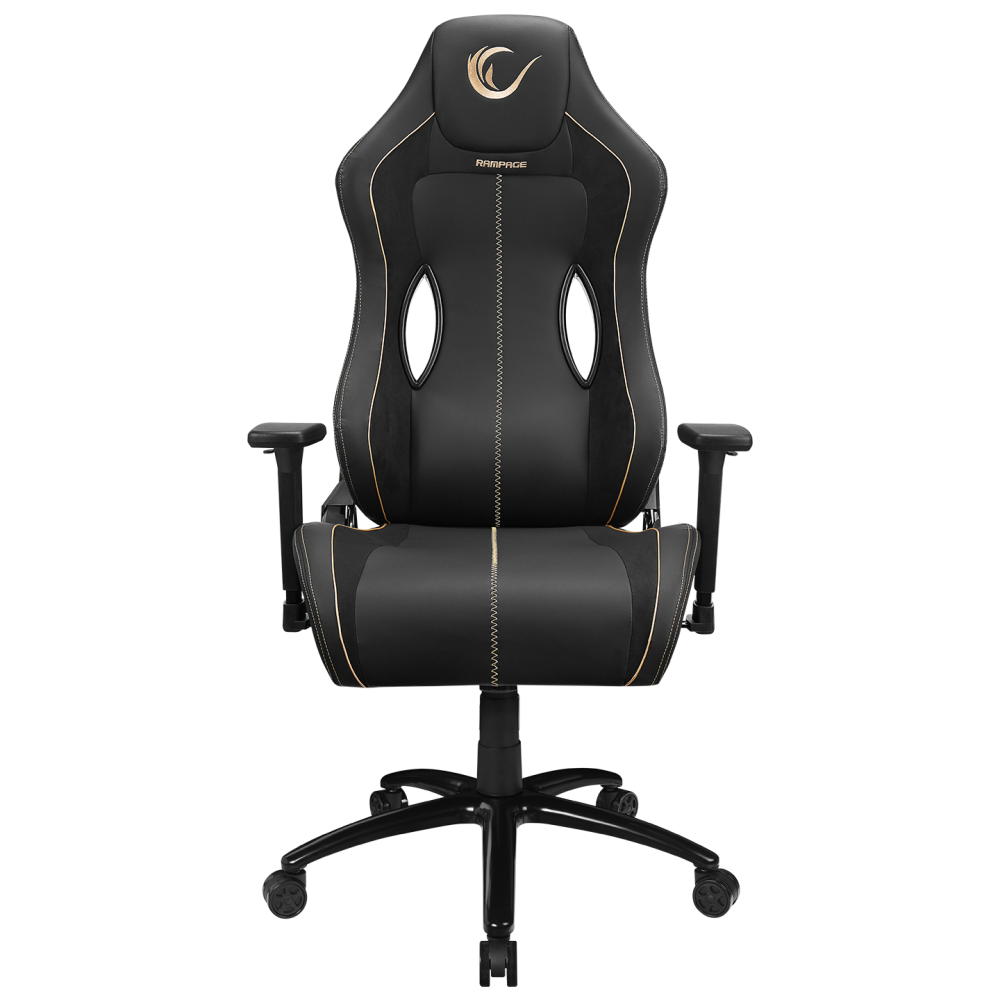 KL-R20 GRAND SERIES 3D Ayarlı Dirseklik Siyah/Golden Oyuncu Koltuğu - Rampage