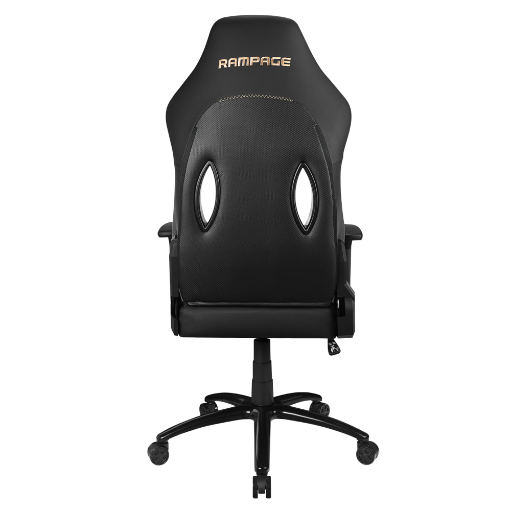 KL-R20 GRAND SERIES 3D Ayarlı Dirseklik Siyah/Golden Oyuncu Koltuğu - Rampage