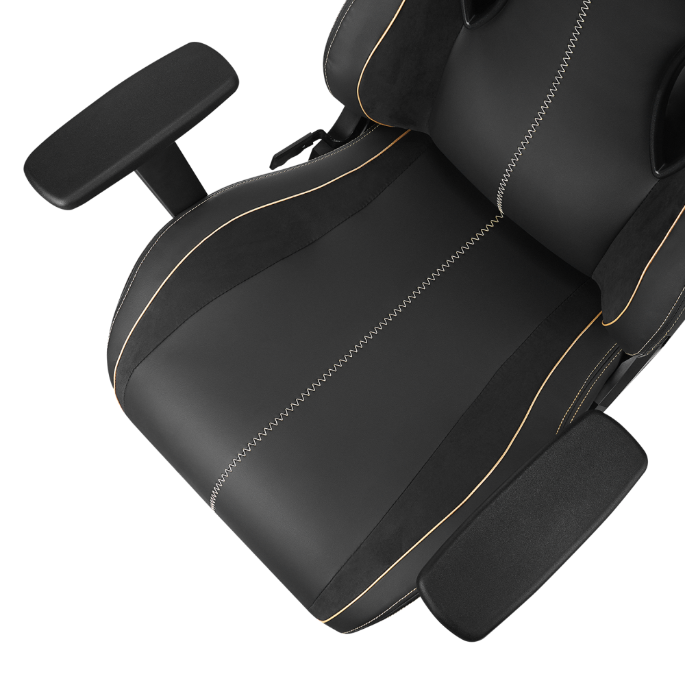 KL-R20 GRAND SERIES 3D Ayarlı Dirseklik Siyah/Golden Oyuncu Koltuğu - Rampage