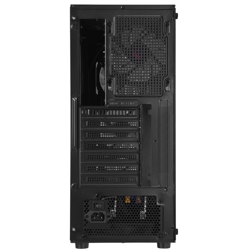HELIOS Mesh 550W 80+ Bronze Siyah Temperli Cam 4x12cm Rainbow ATX Mid-T Gaming Oyuncu Kasası - Rampage