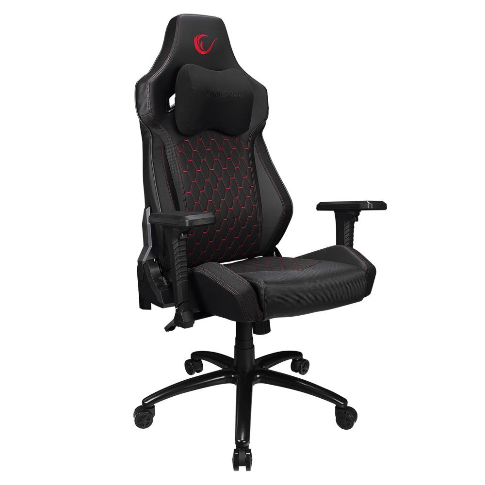 KL-R73 COMFORT Üst Seviye Terletmez Kumaş Gri/Siyah Gaming Oyuncu Koltuğu - Rampage