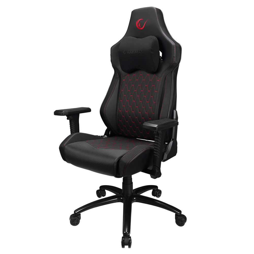KL-R73 COMFORT Üst Seviye Terletmez Kumaş Gri/Siyah Gaming Oyuncu Koltuğu - Rampage
