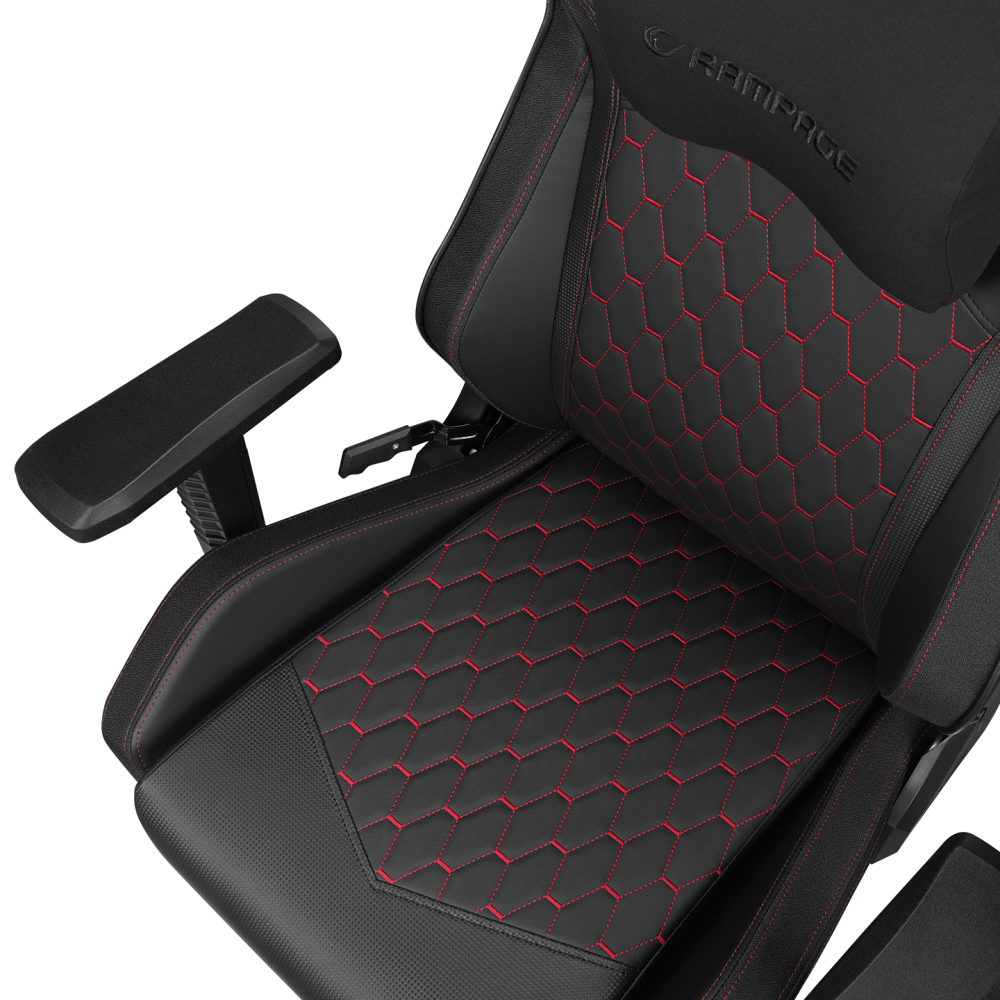 KL-R73 COMFORT Üst Seviye Terletmez Kumaş Gri/Siyah Gaming Oyuncu Koltuğu - Rampage