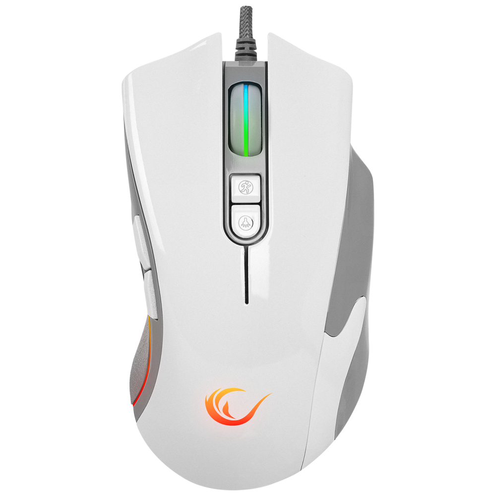 SMX-R22 PHOENIX Beyaz 7 Tuşlu RGB 7200DPI Gaming Oyuncu Mouse - Rampage