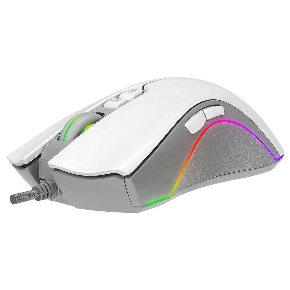 SMX-R22 PHOENIX Beyaz 7 Tuşlu RGB 7200DPI Gaming Oyuncu Mouse - Rampage