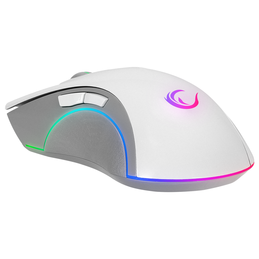 SMX-R22 PHOENIX Beyaz 7 Tuşlu RGB 7200DPI Gaming Oyuncu Mouse - Rampage