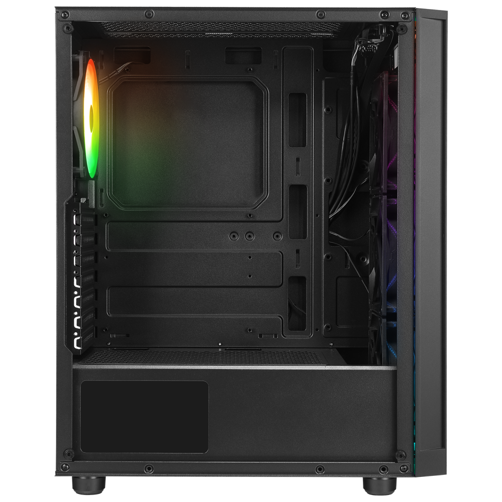 AZZA V1 Temperli Camlı Siyah ATX Mid-T Gaming Oyuncu Kasası - Rampage