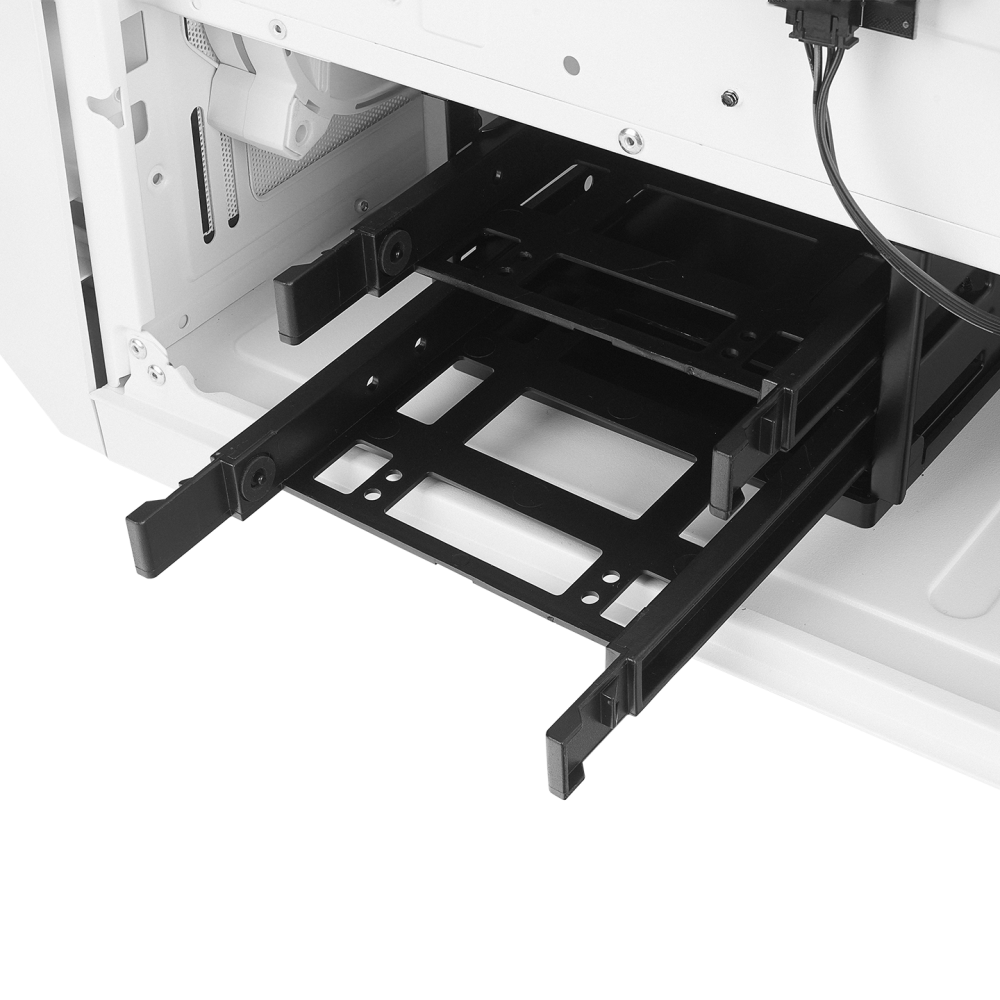 RADIANT V1 WHITE 2* USB3.0 Temperli Camlı 4*ARGB Fan+Hub E-ATX Exclusive Gaming Oyuncu Kasası - Rampage