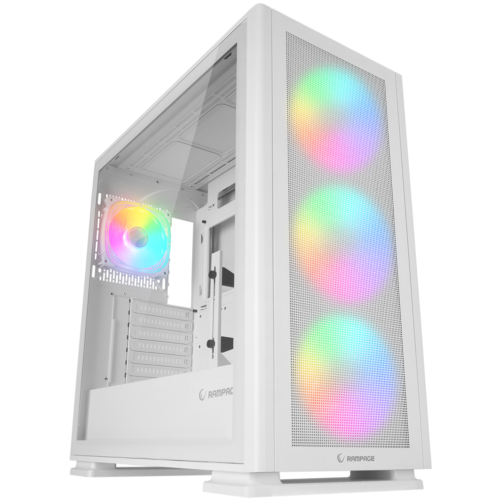 VANGUARD V2 Beyaz MeshE-ATX Big-T Oyuncu Kasası - Rampage