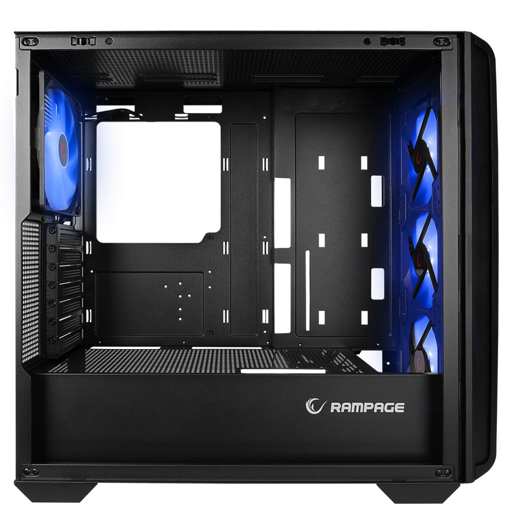 CRAFT Siyah Mesh ATX Mid-T Gaming Oyuncu Kasası - Rampage