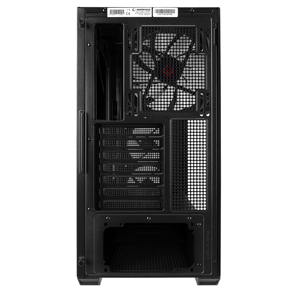 CRAFT Siyah Mesh ATX Mid-T Gaming Oyuncu Kasası - Rampage