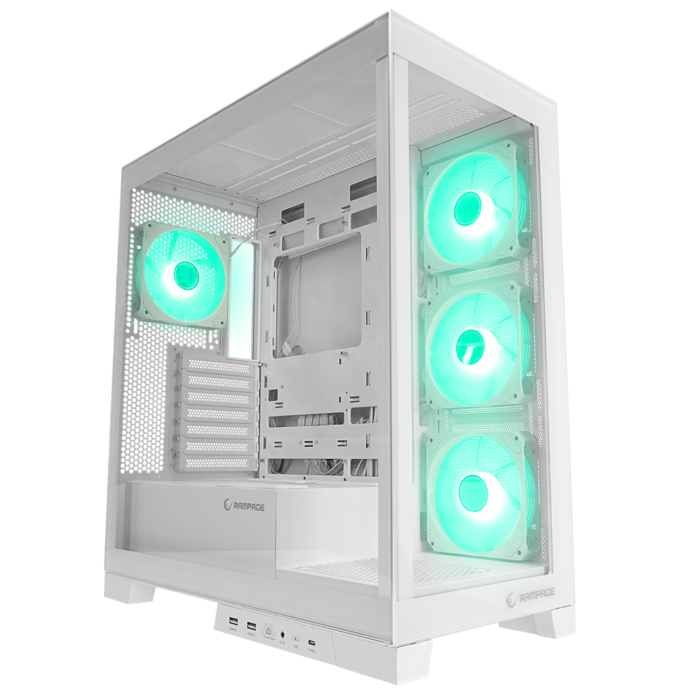 HYDRA V2 WHITE E-ATX Exclusive Gaming Oyuncu Kasası - Rampage