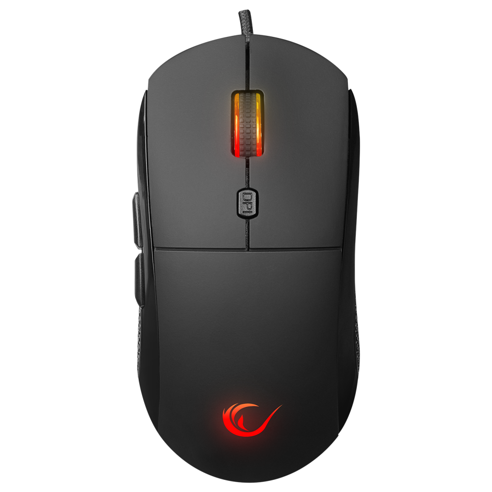 RADIANT M1 Makrolu Siyah 7200 dpi RGB Aydınlatmalı Gaming Oyuncu Mouse - Rampage