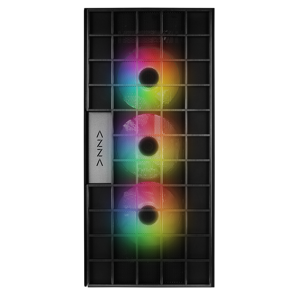 AZZA V2 Temperli Camlı Siyah ATX Mid-T Gaming Oyuncu Kasası - Rampage