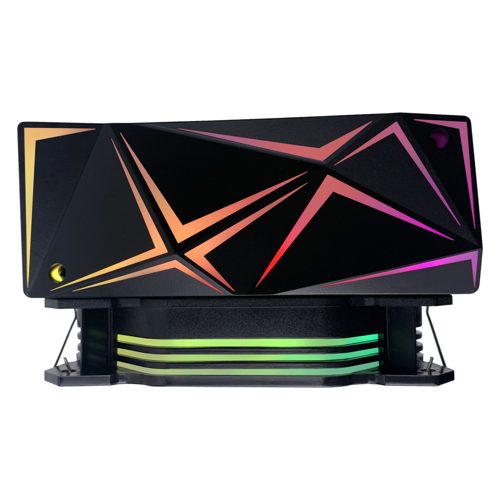 OCTAGON C50 Siyah 1800RPM AM5/LGA1700 Uyumlu Hava Soğutmalı CPU Fan - Rampage