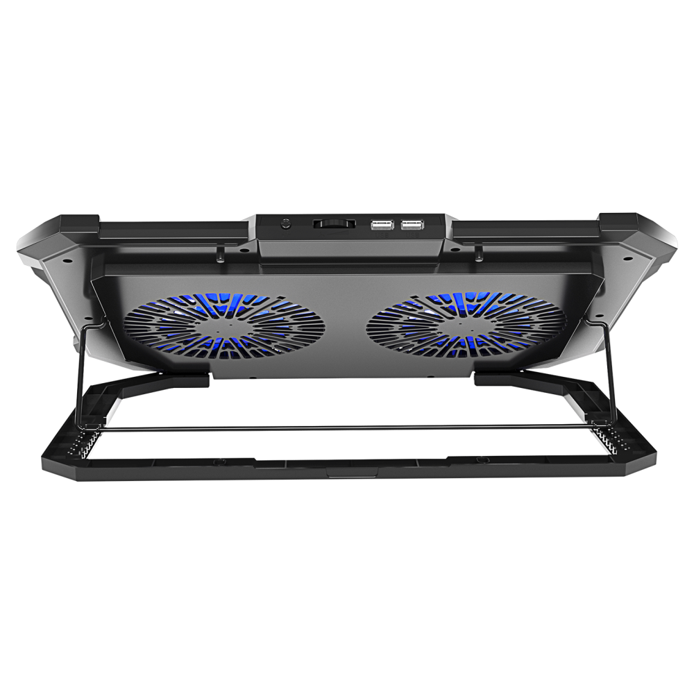 Sirius S46 RGB Işıklı 2 Fanlı Yükseklik Ayarlı USB Port Notebook Soğutucu - Rampage