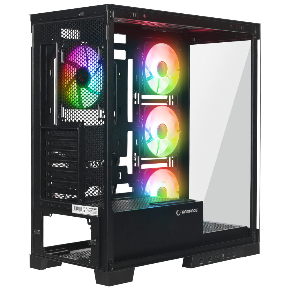HYDRA V2 BLACK E-ATX Exclusive Gaming Oyuncu Kasası - Rampage