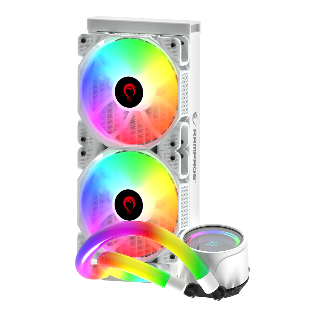 ICEBLADE C7 Beyaz2000RPM 240mm Sıvı Soğutmalı CPU Fan - Rampage