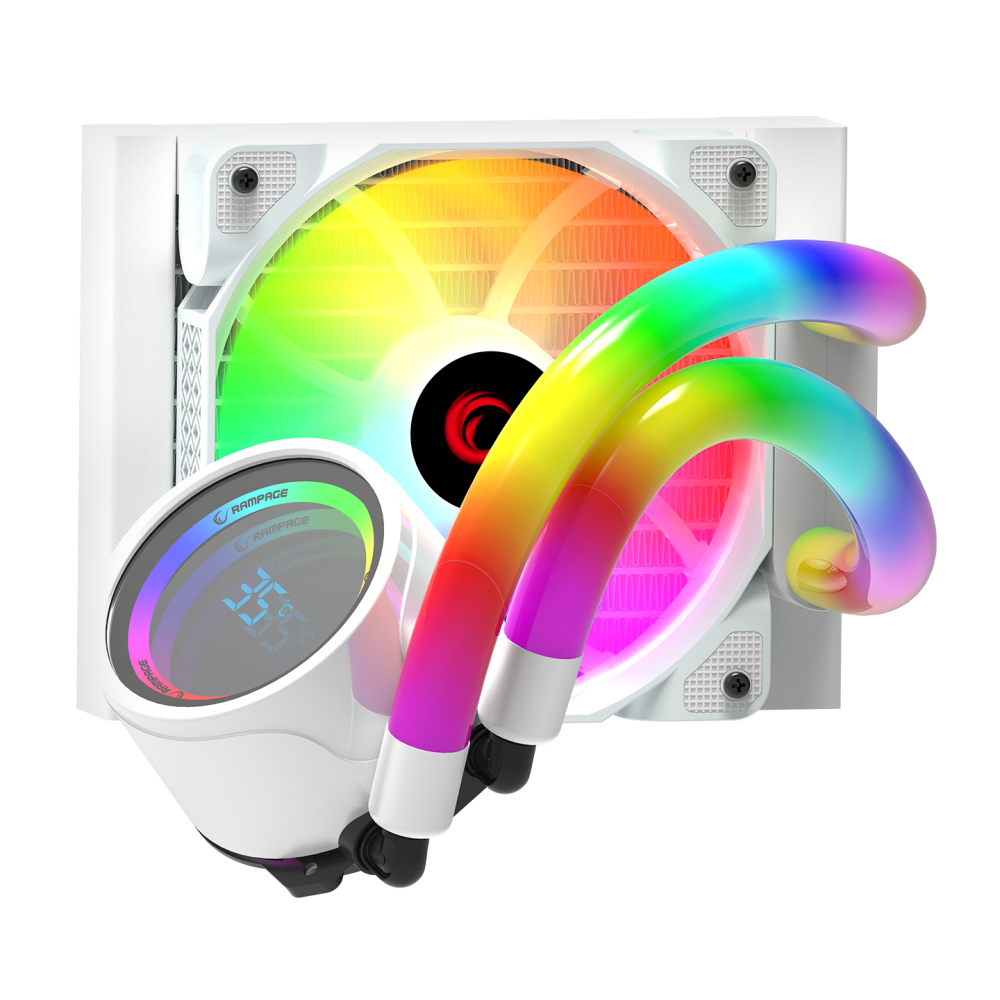 ICEBLADE C5 Beyaz 2000RPM 120mm Sıvı Soğutmalı CPU Fan - Rampage