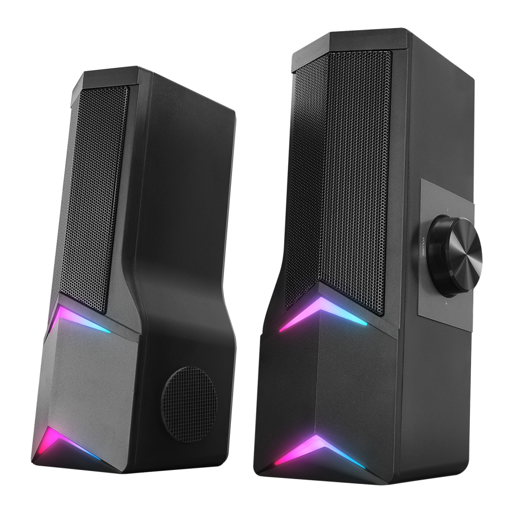 Elegant X10 2.0 Bluetoothlu Rms 3W*2 RGB Işıklı Multimedia Usb 5V 45dB Gaming Oyuncu Speaker - Rampage