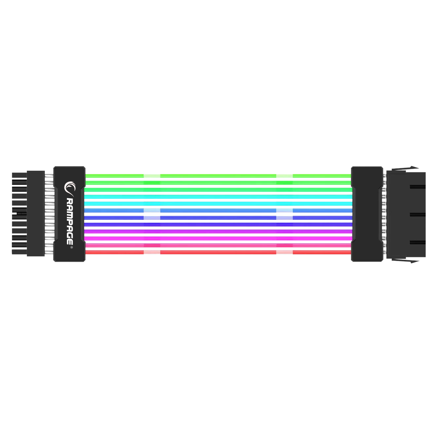 TRIM X30 18AWG ARGB ATX Power Supply 24Pin Uzatıcı Kablo - Rampage