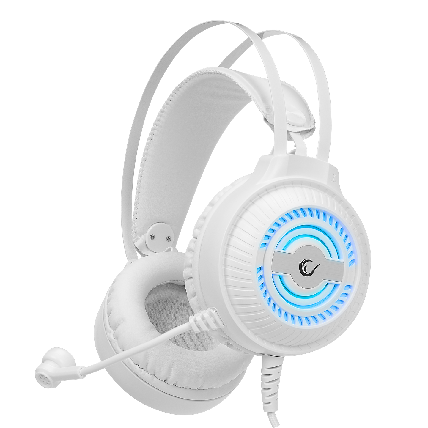 RM-K30 THUNDER PRO Beyaz 7.1 Surround Mikrofonlu Oyuncu Kulaklığı - Rampage